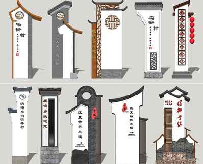 利辛美丽乡村标识标牌有哪些分类？